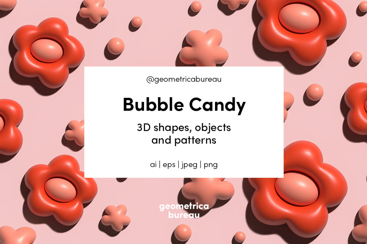 Bubble Candy, a Pattern Graphic by Geometrica Bureau (Photo 1 of 8)