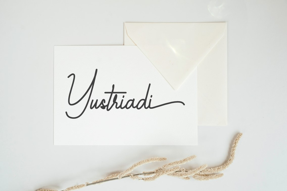 Boosting, a Script Font by rizal_yustriadi (Photo 5 of 8)