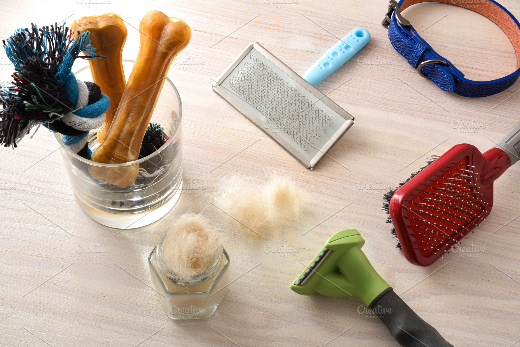 Concept of grooming tools for dogs, an Animal Photo by Davizro's Market
