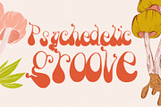 Psychedelic Groove Vintage 70s Font, a Script Font by Dear Darling Design (Thumbnail 6 of 9)