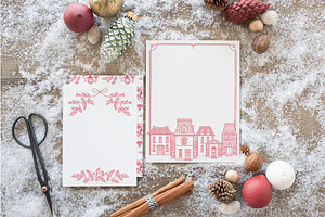 Monoline Christmas Graphic Set