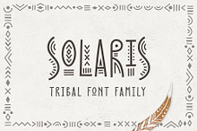 Solaris - Tribal Font Family