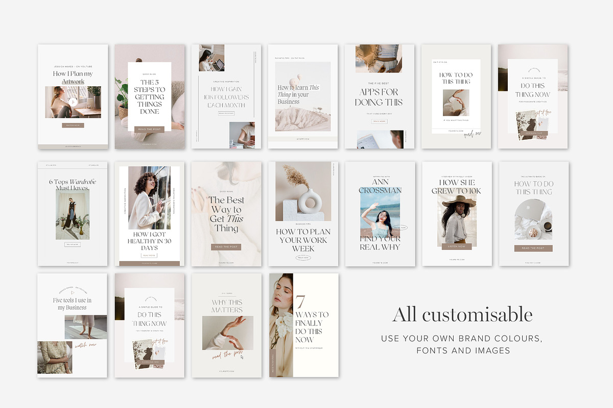 Pinterest Pin Templates for Canva, a Social Media Template by Tabitha Emma (Photo 8 of 10)