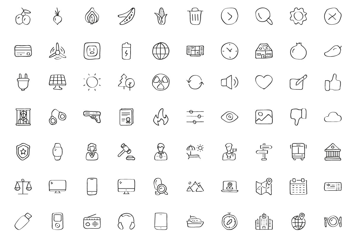 Hand Drawn Sketching, an Outline Icon by Color Cubes (Photo 2 of 6)
