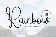 Rainbow | Script Font