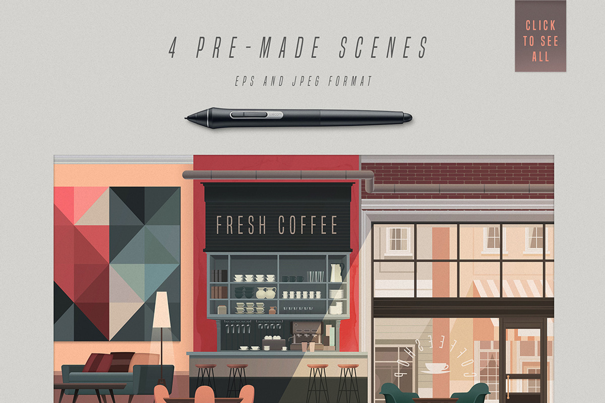 TRICKY scene creator, a Graphic by Darumo Shop (Photo 5 of 5)