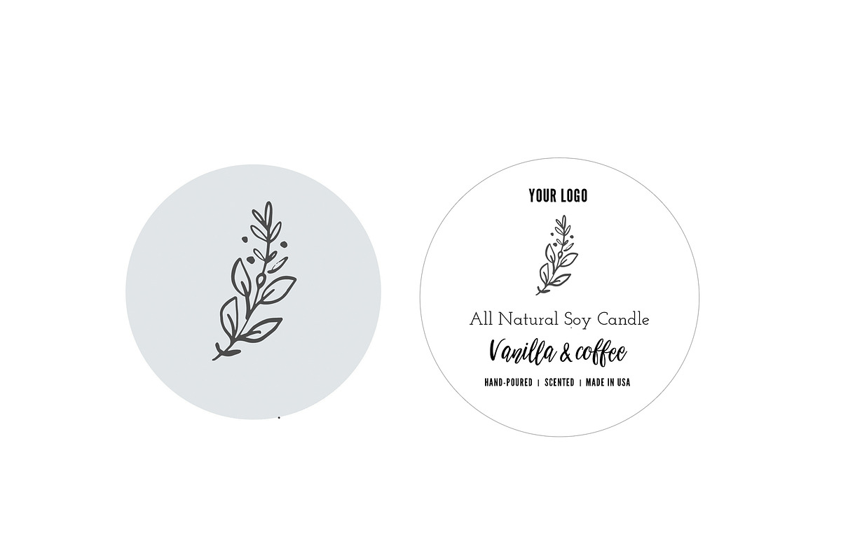 Candle Label Templates, a Stationery Template by Marham Labeling Co (Photo 5 of 5)