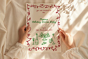 Whimsical Christmas Clipart, an Object Illustration by Teresa Art Store (Thumbnail 9 of 9)