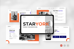 Startup Presentation PowerPoint, a Presentation Template by Annora Studio