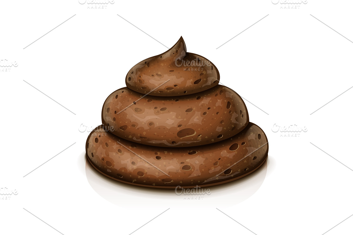 Brown stinking muddy shit., an Illustration by Aleksangel