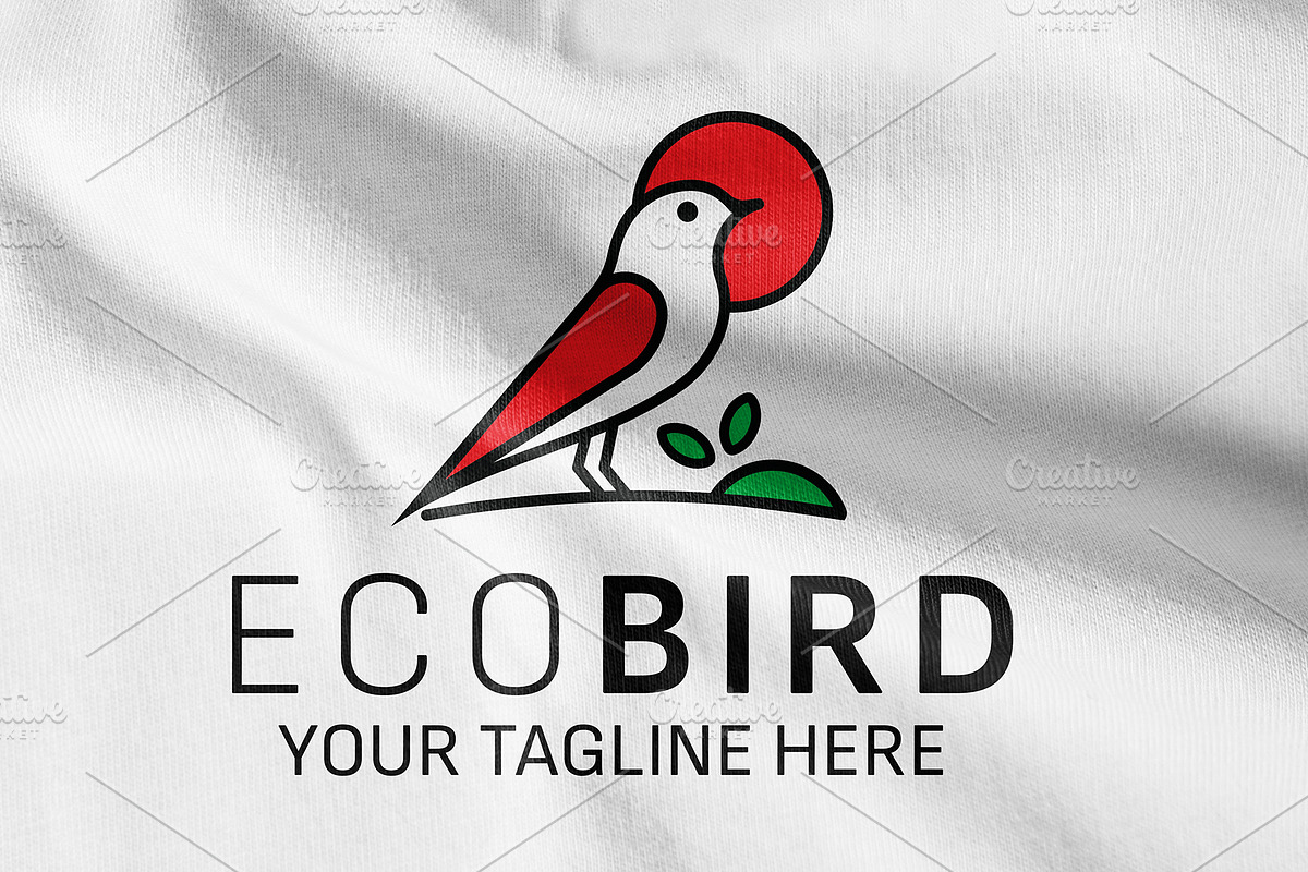 Eco Bird Logo Design Vector Template, a Branding & Logo Template by Logo Lab (Photo 2 of 4)