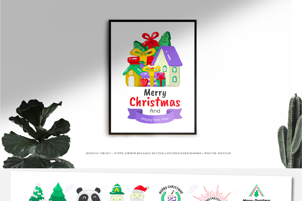 187 Christmas Elements, a Decorative Illustration by Toonsteb (Photo 25 of 28)