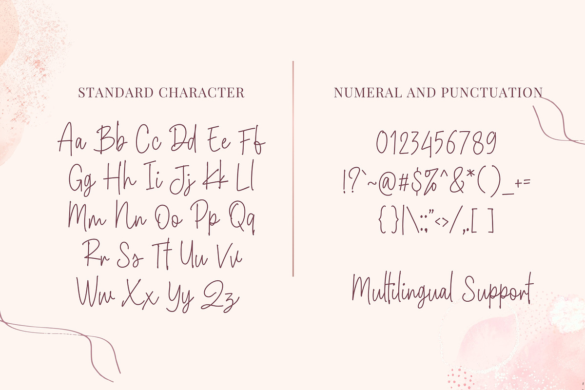 Olivia Heavenly, a Handwritten Font by Xelo Graph (Photo 5 of 6)