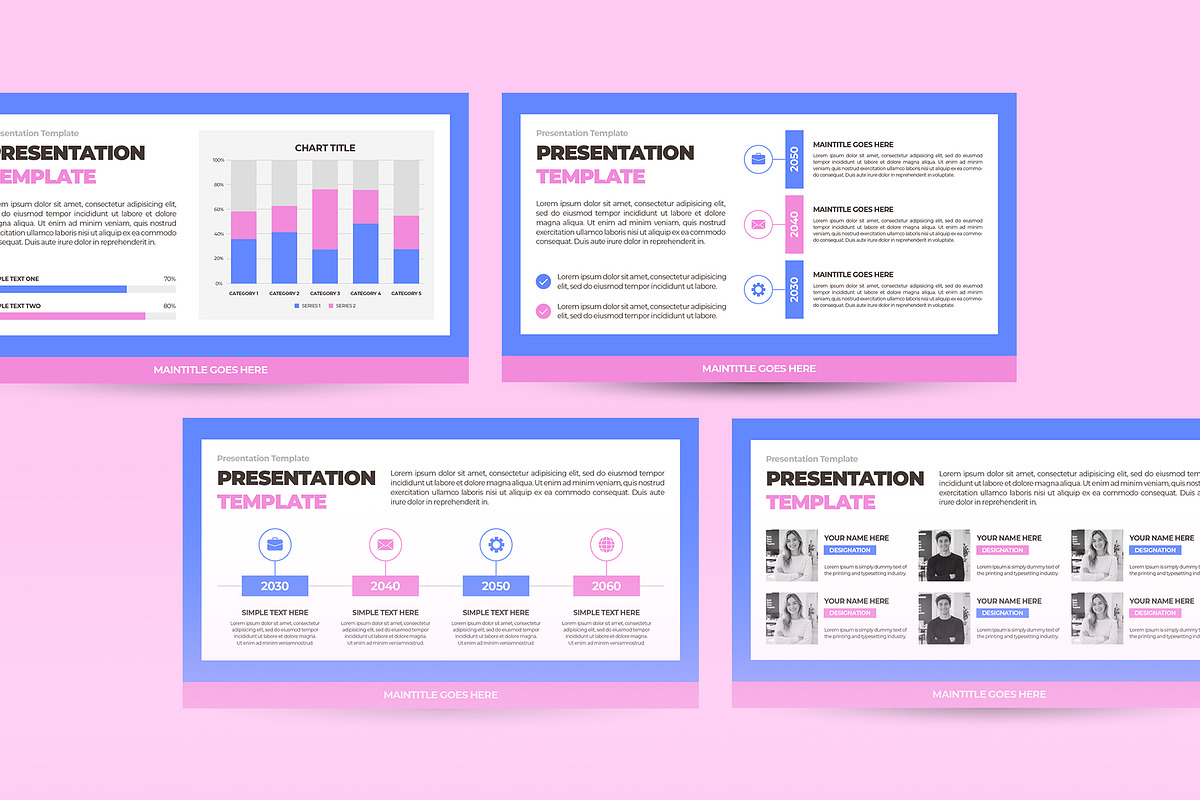 Business Plan PowerPoint Template, a Presentation Template by CreativeUP (Photo 4 of 6)