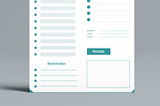 Daily Planner Template, a Stationery Template by MightyDesign (Thumbnail 3 of 8)