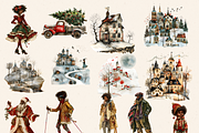 COZY WINTER TIMES CLIPART, a Person Illustration by Daring Digies (Thumbnail 2 of 9)