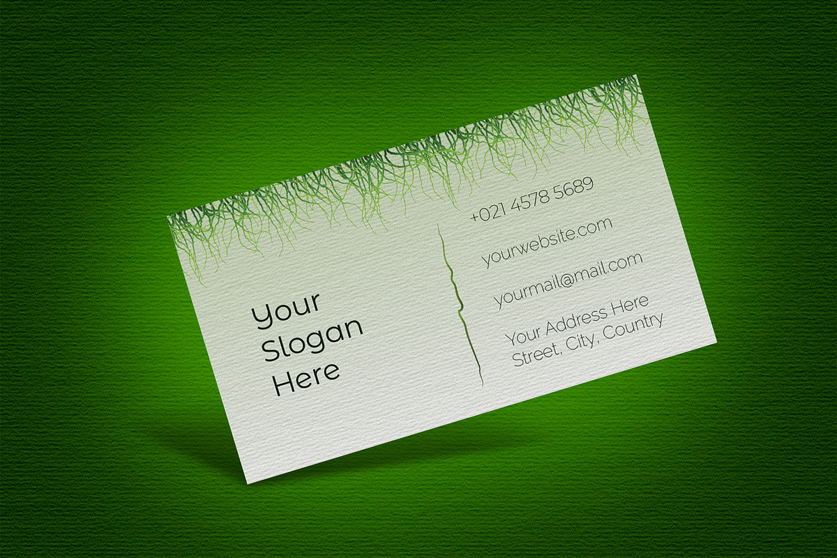 Eco Green Business Card Design, a Business Card Template by Kseniya-Omega (Photo 4 of 4)