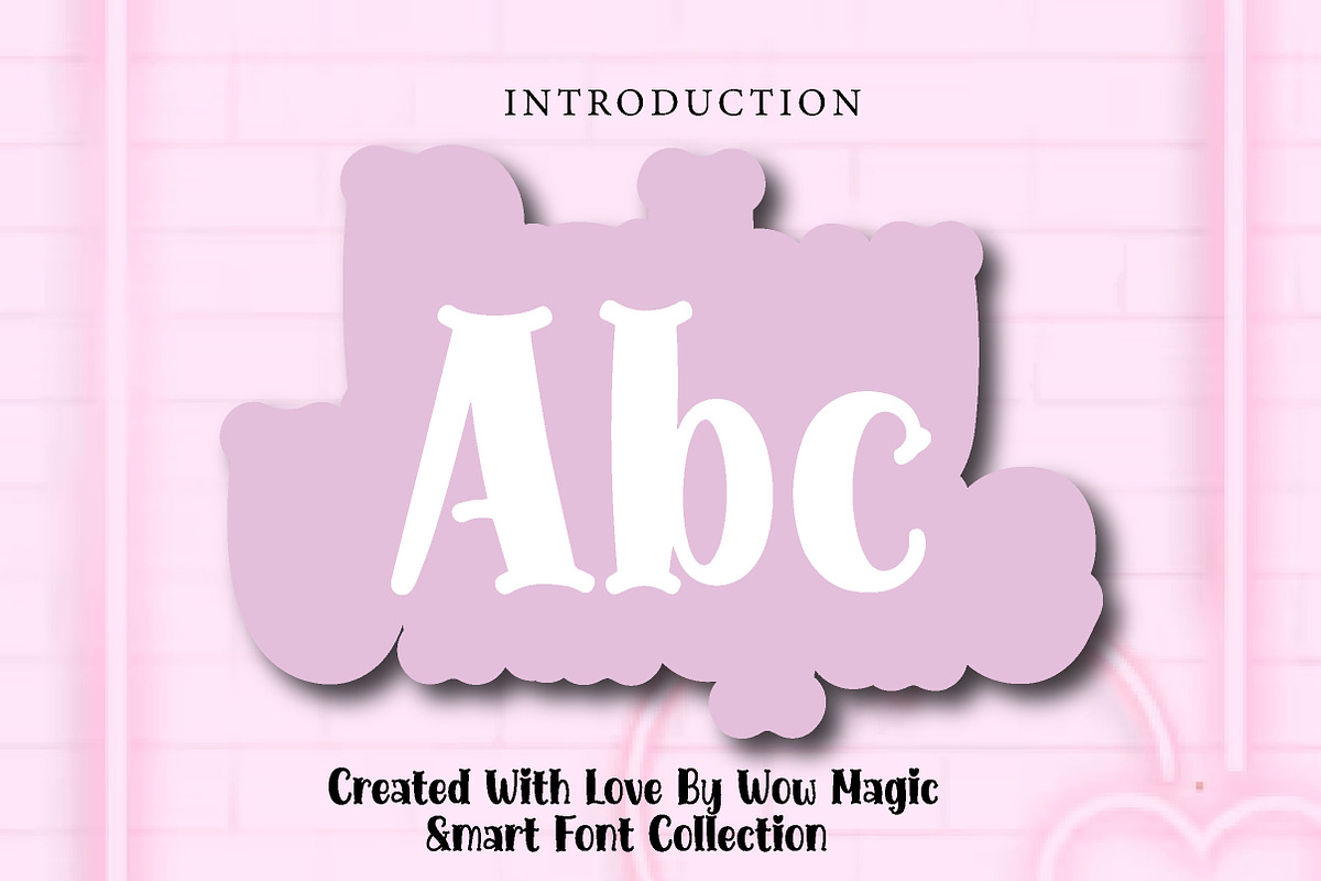 Baby Unique, a Font by Wow Magic (Photo 2 of 3)