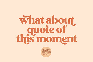 Beauty Eastern - Stylish Serif Font