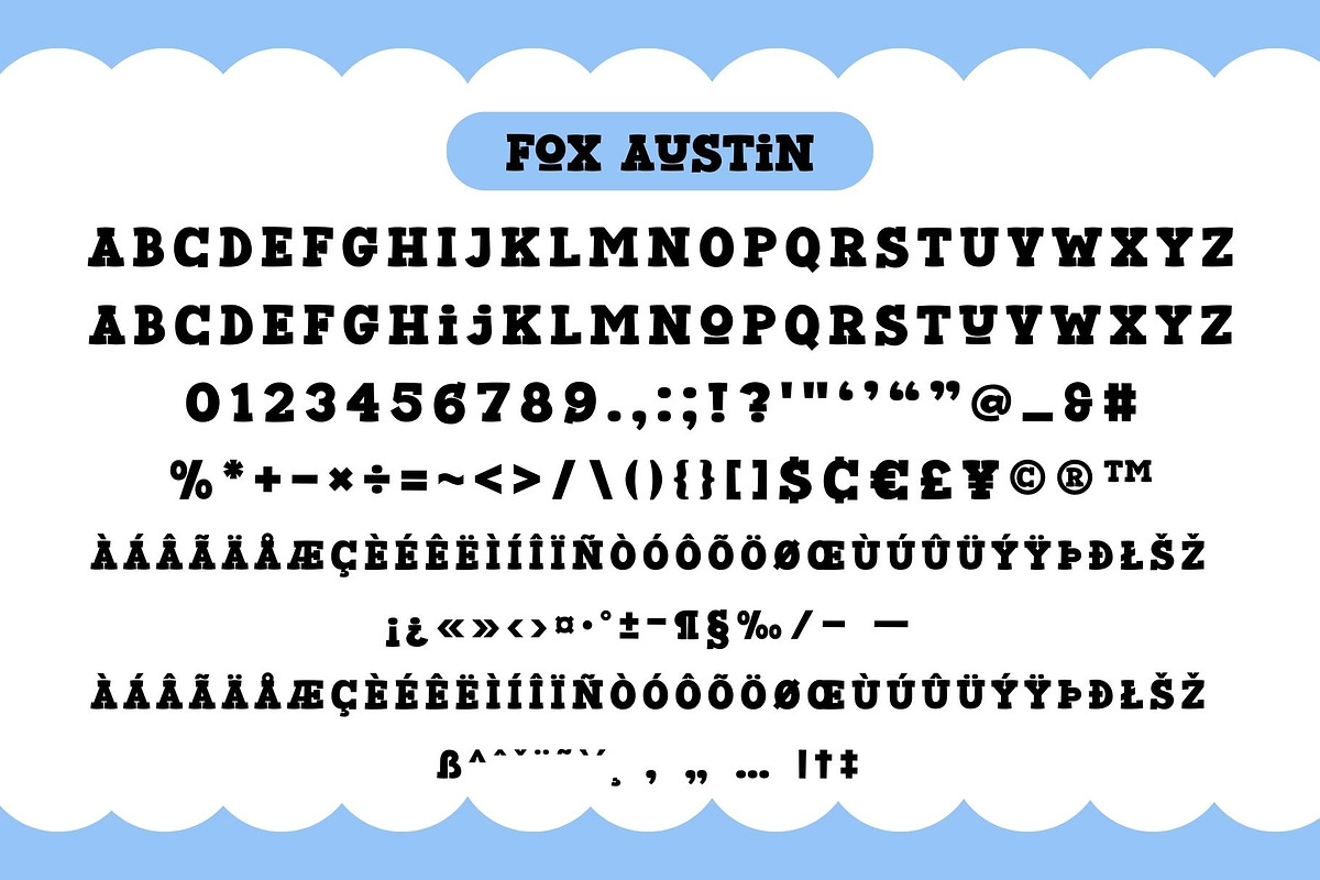 Fox Austin Fonts 4 Style, a Slab Serif Font by Fox7 By Rattana (Photo 7 of 10)