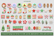 Merry Christmas Clipart and Patterns, a Seasonal Illustration by Drafts n Doodles (Thumbnail 3 of 12)