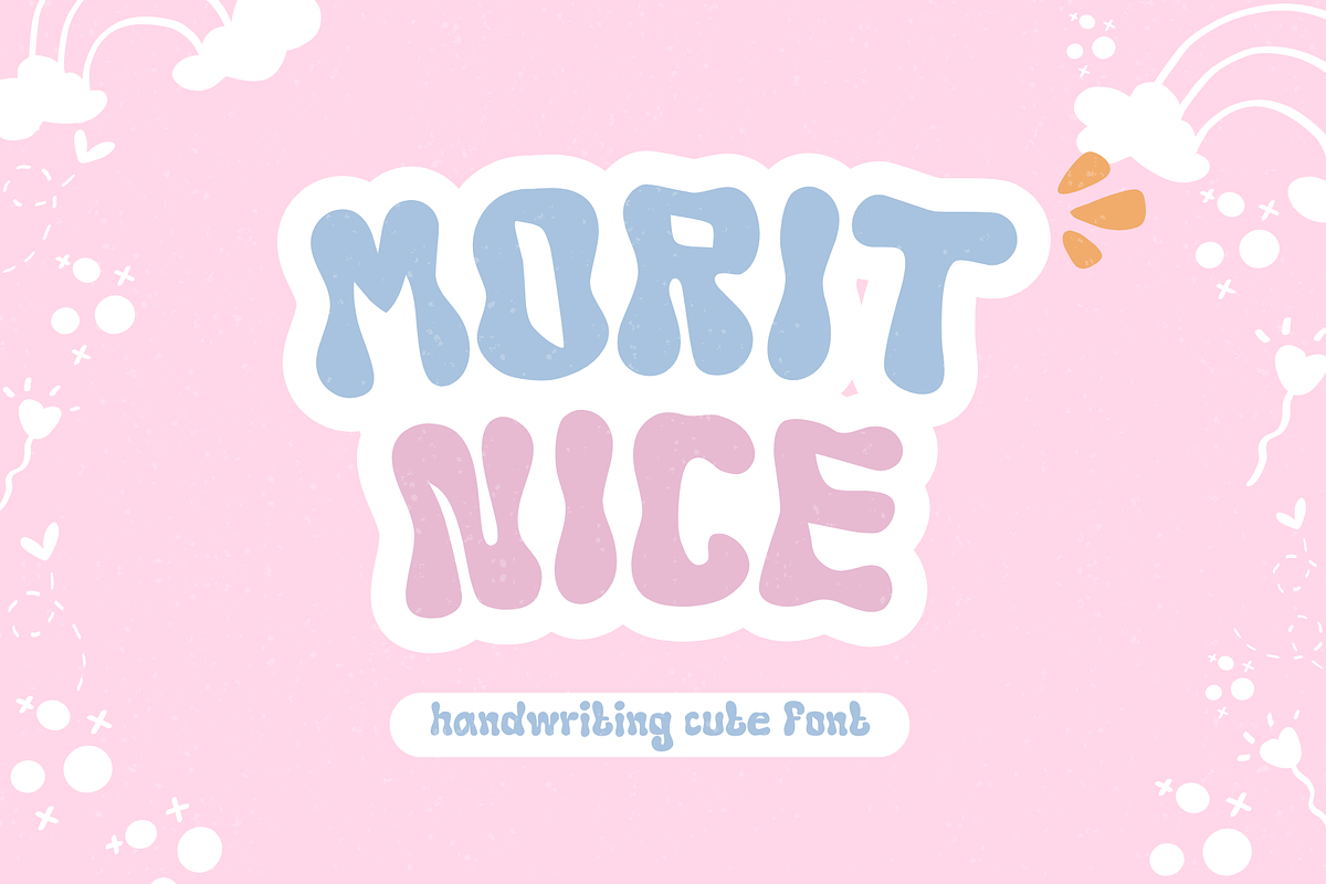 Morit nice font, a Handwritten Font by JJuta (Photo 1 of 6)