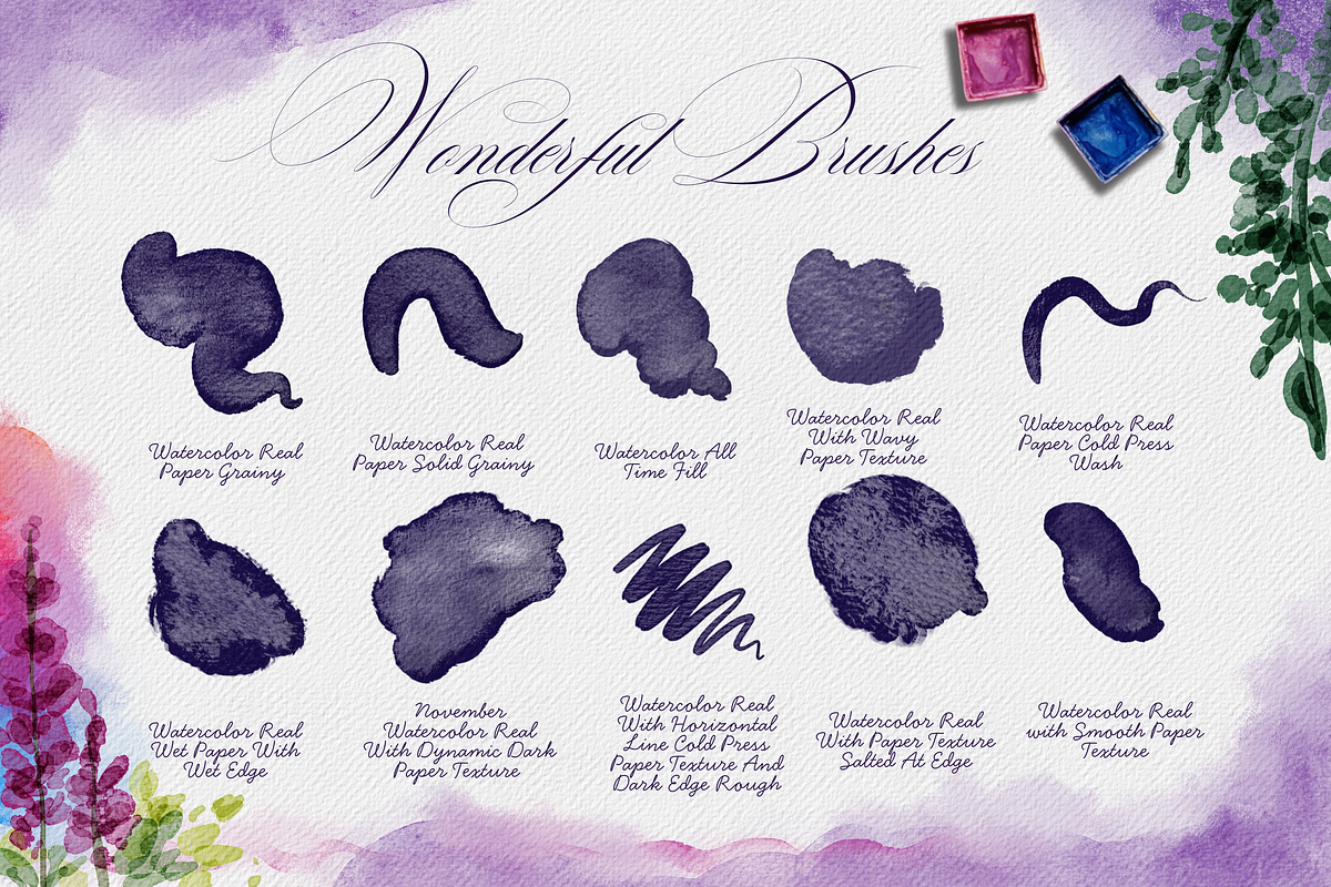 Wonderful Watercolour for Procreate, a Brush Add-On by ArtstudioByKhushbu (Photo 8 of 20)