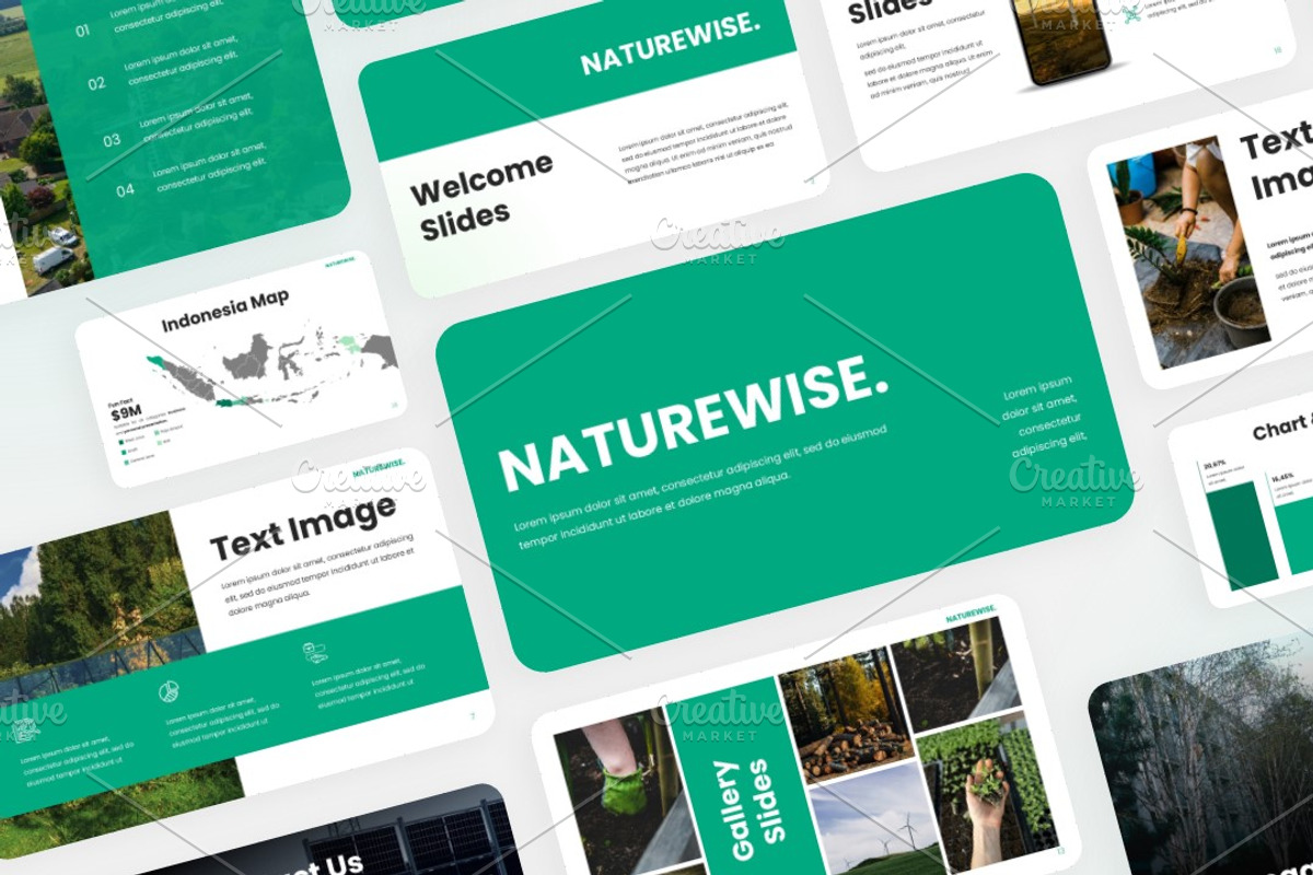 Nature Wise Presentation, a Presentation Template by Interpitch (Photo 1 of 8)