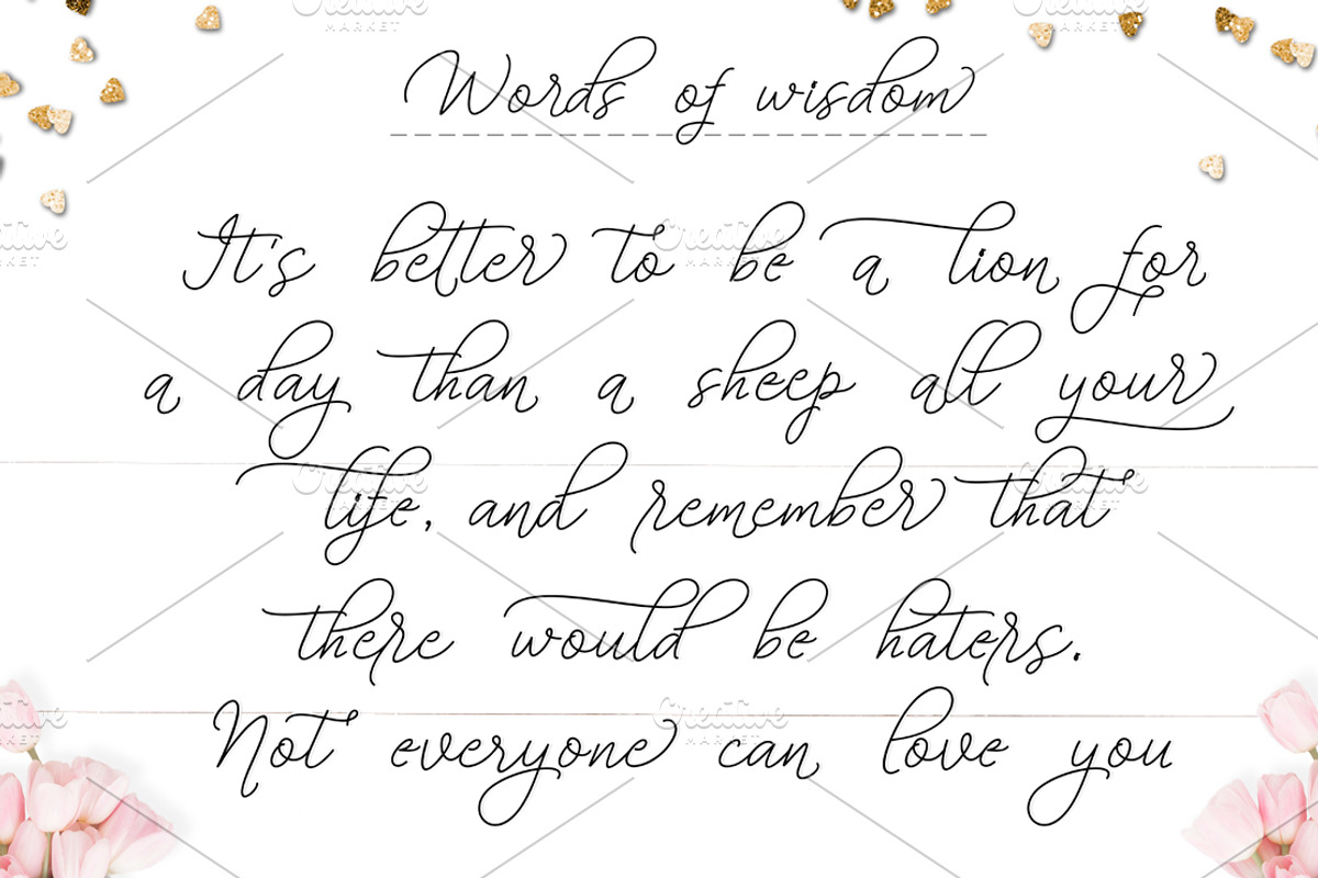 Bekafonte Typeface, a Script Font by Barland Design (Photo 4 of 8)