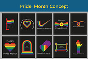 Pride  Month Concept, a Decorative Illustration by Lakhan1998 (Thumbnail 1 of 2)