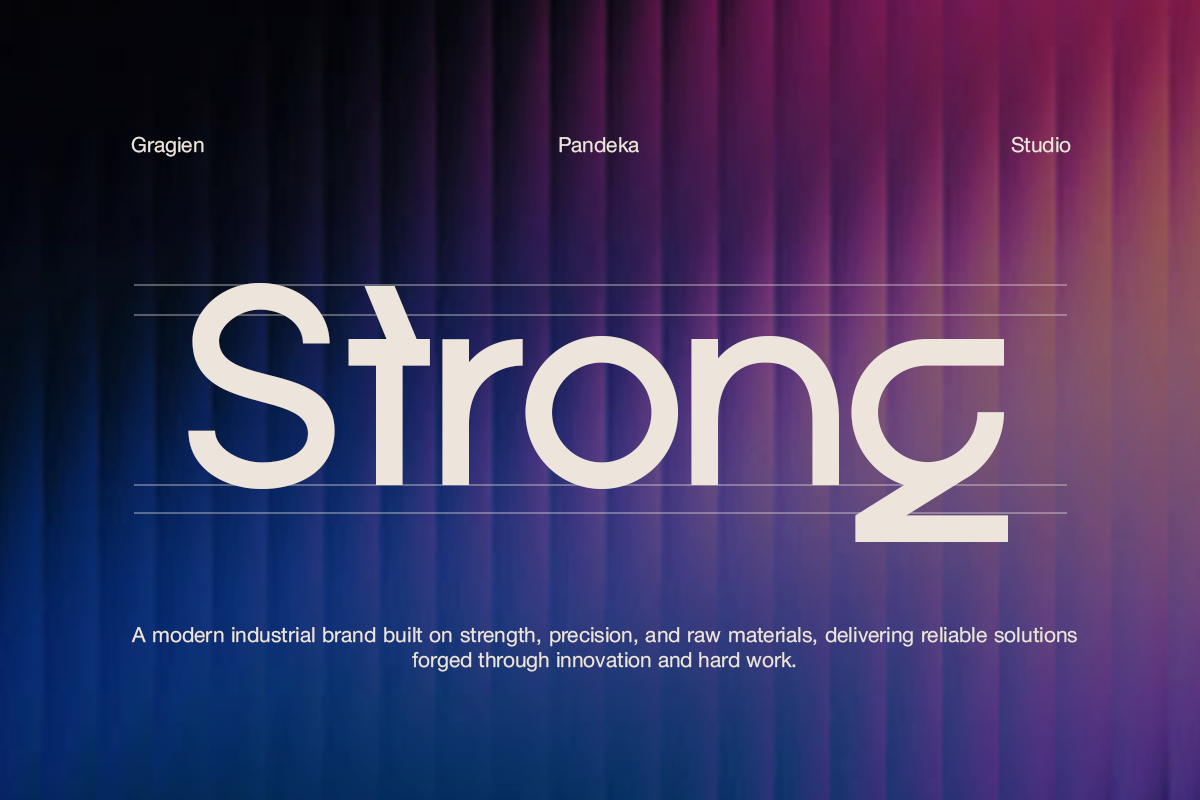 Gragien - Geometric Corporate Font, a Sans Serif Font by Pandeka Studio (Photo 3 of 9)