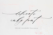 La Bohemia // Fine Art Calligraphy, a Script Font by PeachCreme (Thumbnail 2 of 12)