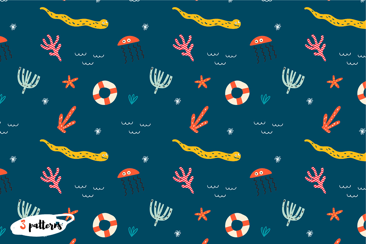 Dream about sea set, an Illustration by Kotozoid (Photo 9 of 11)