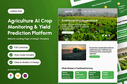 Agrovest Agriculture AI Landing Page, a Landing Page Template by trabaskriya (Thumbnail 1 of 5)