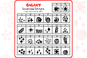 Galaxy Doodles - Dingbats Font, a Symbol Font by WADLEN (Thumbnail 3 of 7)