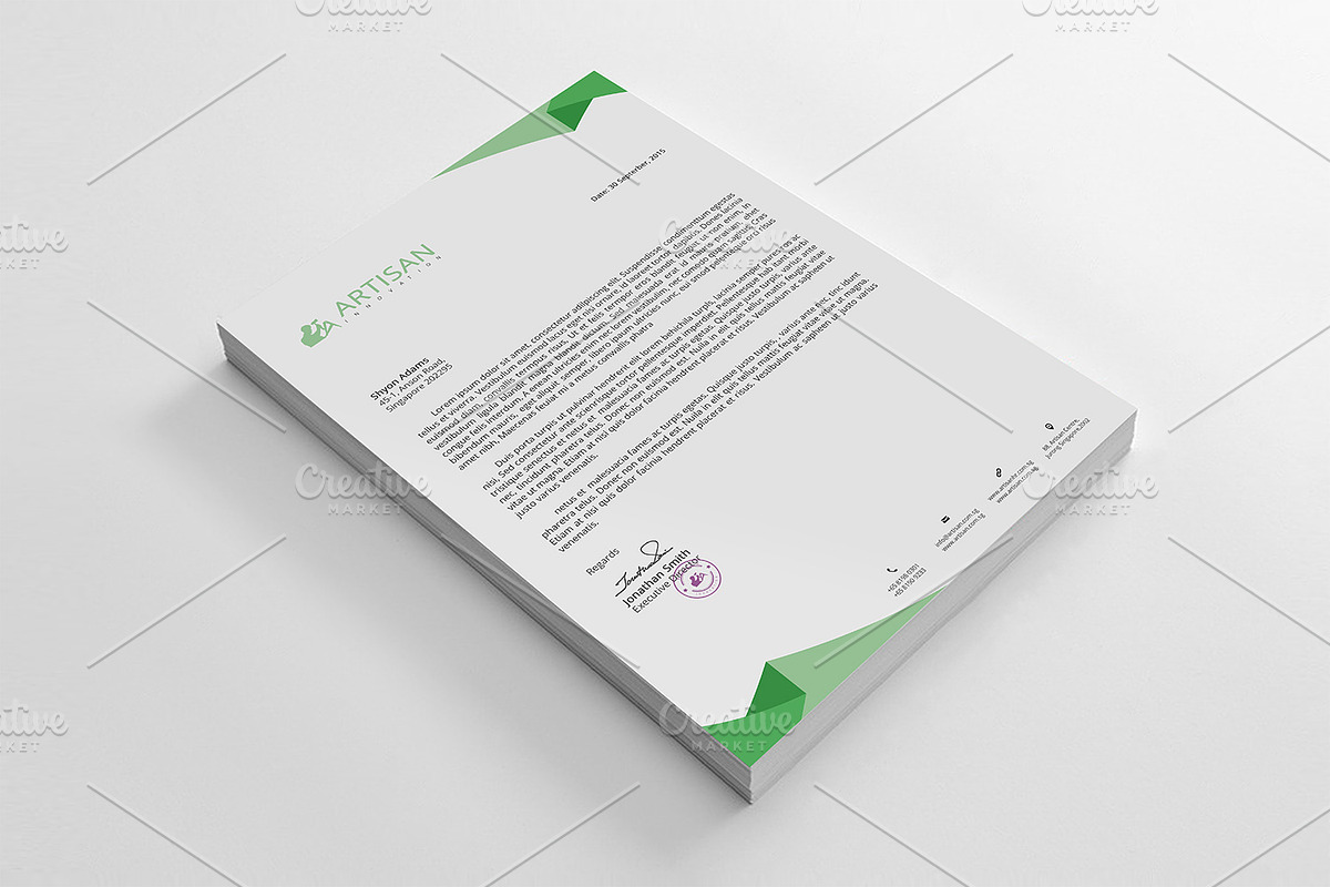 Letterhead, a Stationery Template by artisanHR (Photo 5 of 5)