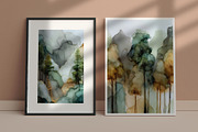 Watercolor Forest Illustration, a Decorative Illustration by Housui Patterns (Thumbnail 5 of 12)