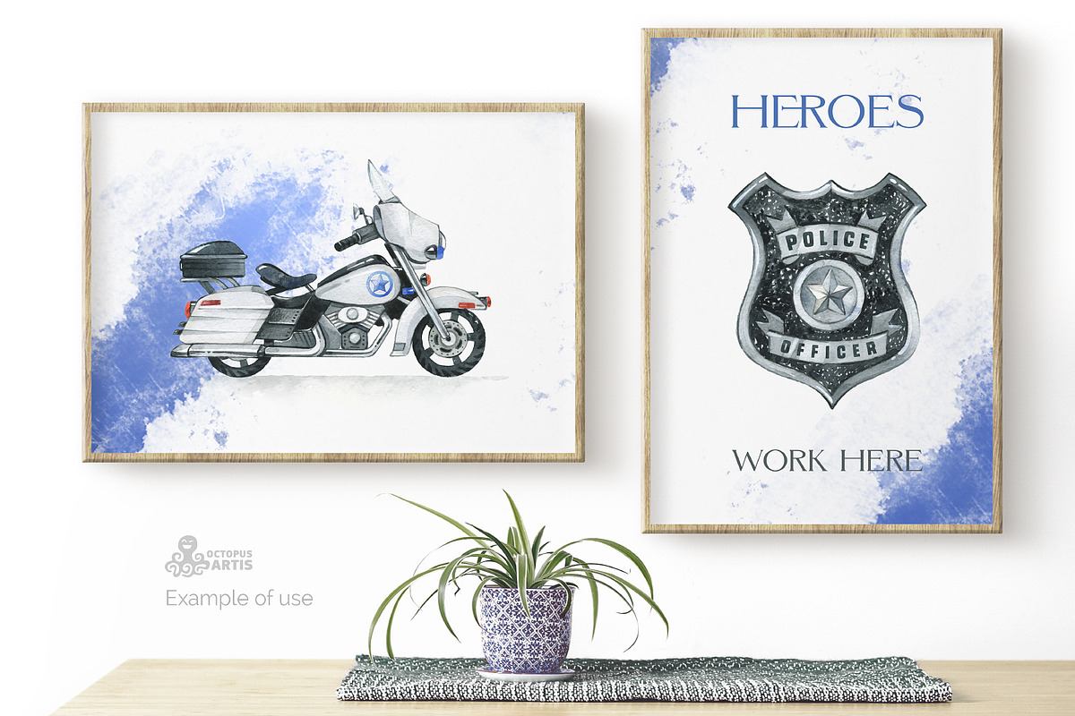 Rescue Vehicles Collection., a Transportation Illustration by OctopusArtis (Photo 6 of 10)