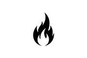 Abstract Fire Flame Silhouette, an Illustration by Designer_Momina (Thumbnail 2 of 8)