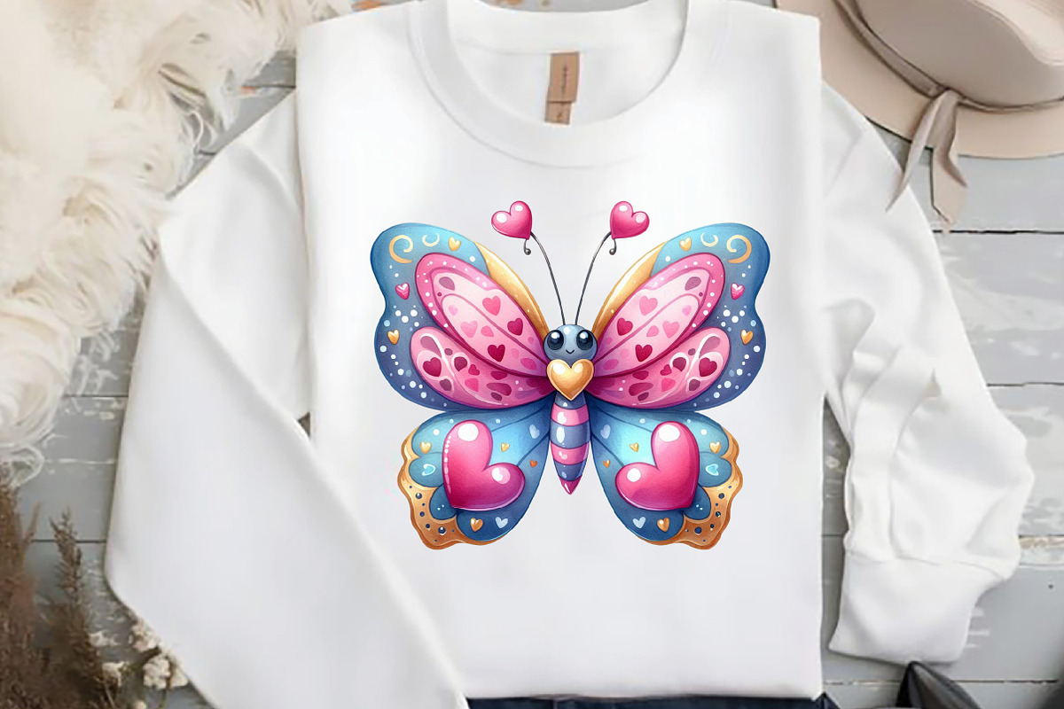 Adorable Butterfly Watercolor Clipar, an Illustration by DreamCafeArt (Photo 4 of 5)