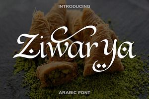 Ziwarya Arabic Font, a Script Font by Art StoreID
