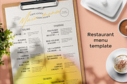 Restaurant Menu Design, a Brochure Template by BigWeek (Thumbnail 1 of 4)