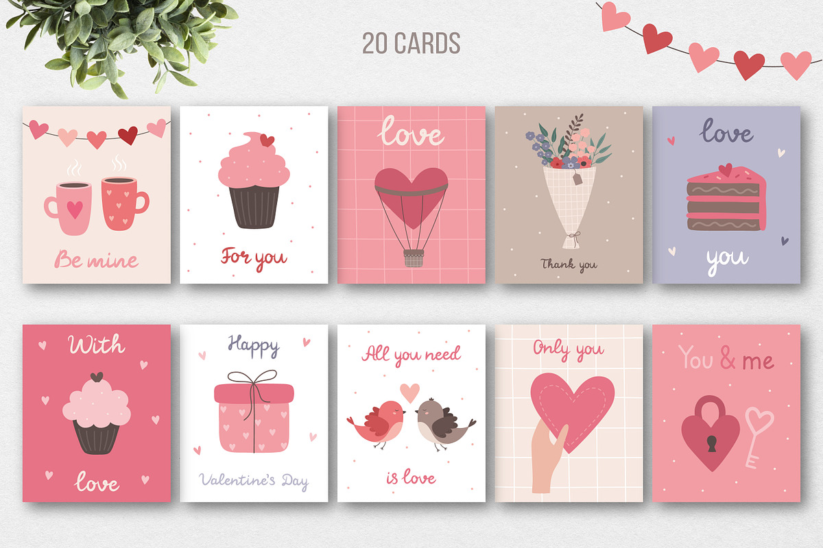 Valentine's Day. Vector collection, an Illustration by Guvi-Design (Photo 6 of 8)