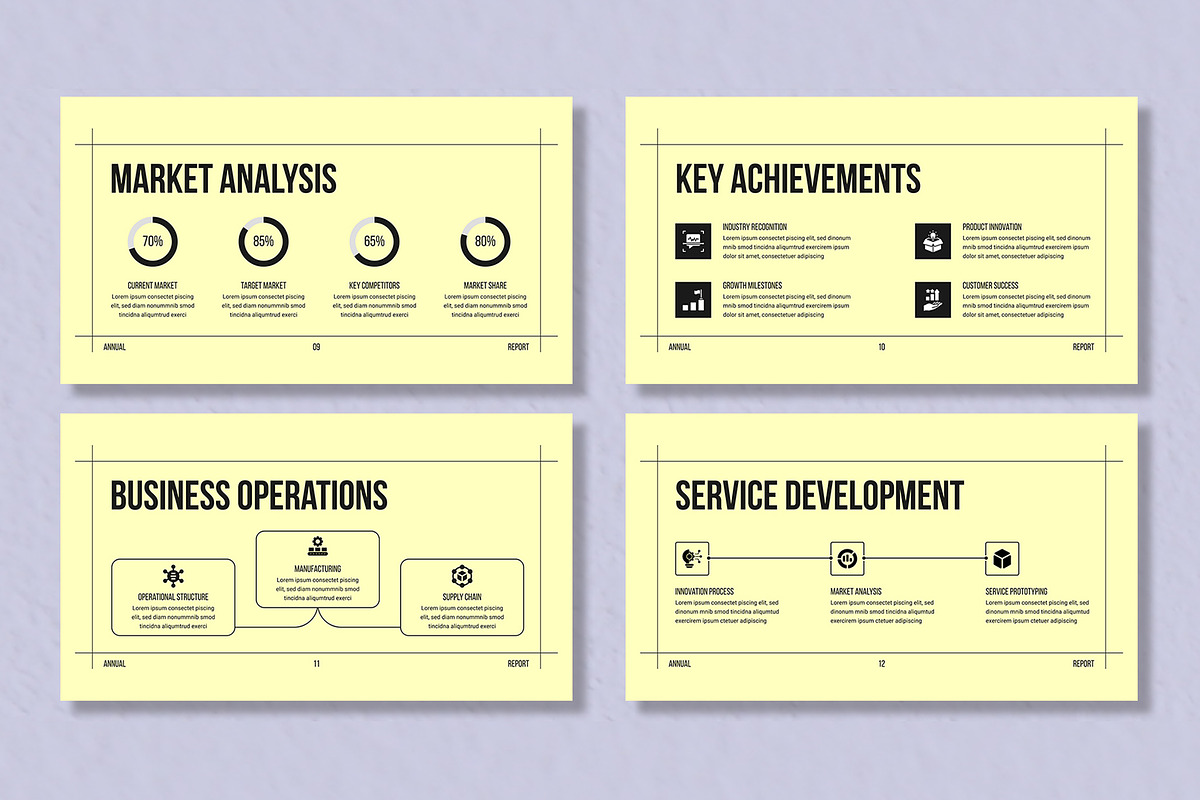 Annual Report Presentation, a Presentation Template by Mighty-Slide (Photo 4 of 6)