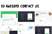 Ramro Web UI Kit - Contact us, an UI Kit Template by Danfe Designs (Thumbnail 1 of 11)