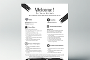 Editable Airbnb Welcome Sign, a Print Template by MondaySpark (Thumbnail 3 of 9)