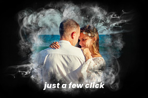 Smoky Photo Effect Psd