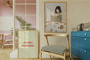 MIXED PRINTS WAll ART GALLERY, a Background Graphic by lerinartstudio (Thumbnail 6 of 13)