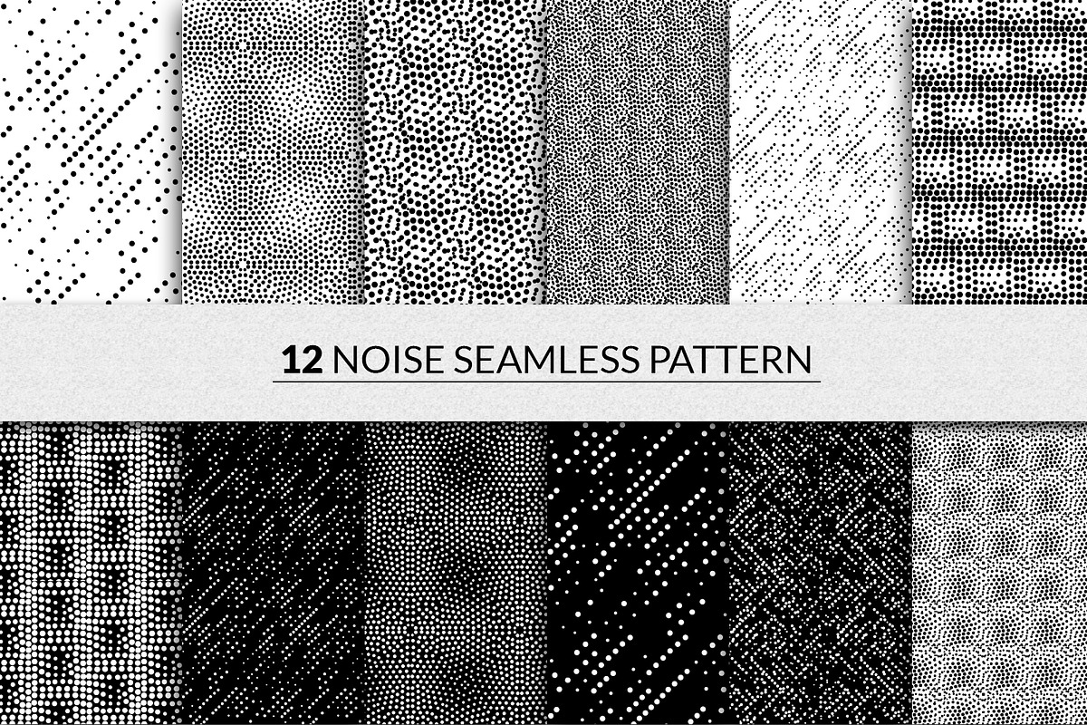 144 seamless pointillism patterns, a Pattern Graphic by softulka (Photo 14 of 16)