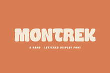 Montrek –  Hand-Lettered Display Typ